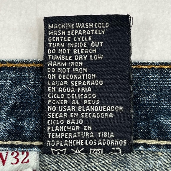 VINTAGE Paco Jeans Mens FIT 32x29 Blue Relaxed Fit Denim 90's Hip Hop TAG 32x30 - Picture 6 of 15